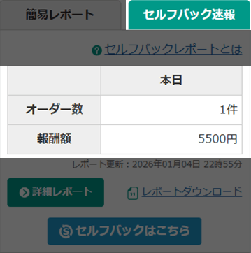 今日のセルフバック速報